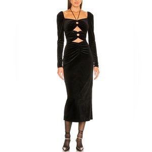 NWT Ronny Kobo velvet dress